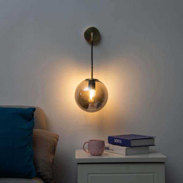 Wandleuchte Claudia Gold - Metall - 15 x 48 x 20 cm