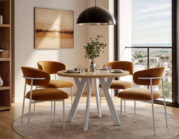 Ausziehbarer Tisch VOLTA LOFT Beige - Holzwerkstoff - 150 x 73 x 100 cm