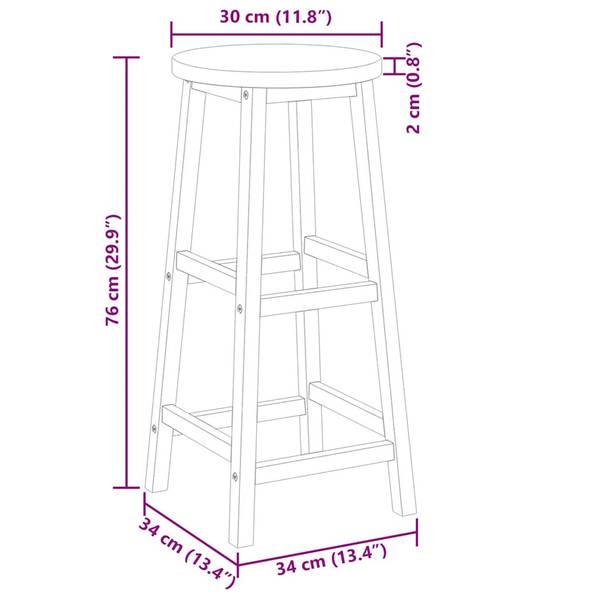 Barhocker 3004066 (4er Set) Anzahl Teile im Set: 4