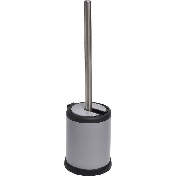 Toilettenbürste Core Grau - Metall - 12 x 39 x 12 cm