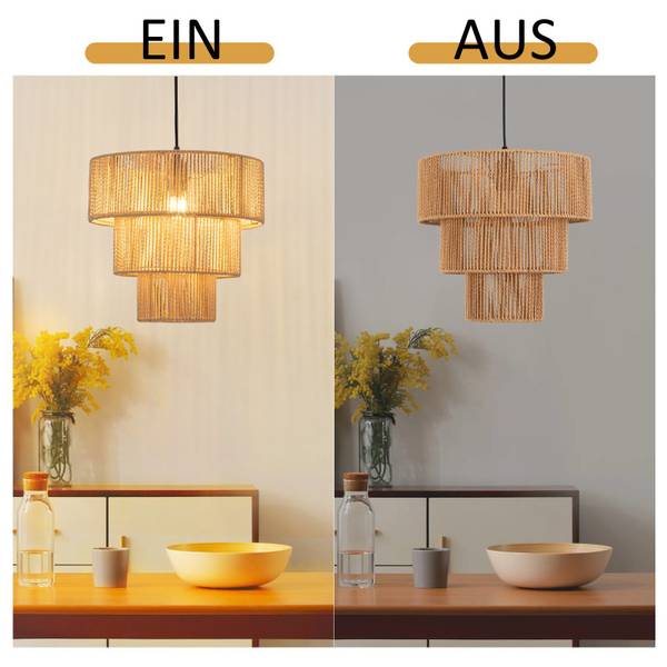 Suspension Lollar Noir - Métal - 35 x 150 x 36 cm