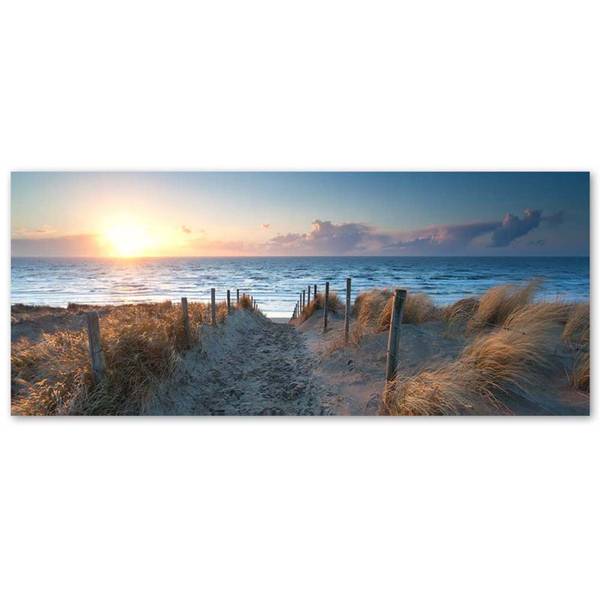 Leinwandbild Meer Strand Landschaft 90 x 30 cm