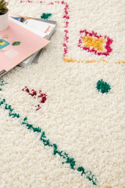 Teppich MOGADOR Pink - Textil - 160 x 230 x 160 cm