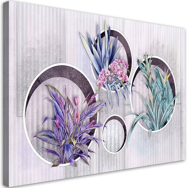 Canvas schilderij Planten 100 x 70 cm