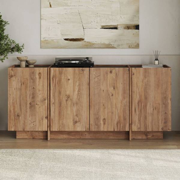 TV-Lowboard ARVEN Braun - Holzwerkstoff - 180 x 80 x 45 cm