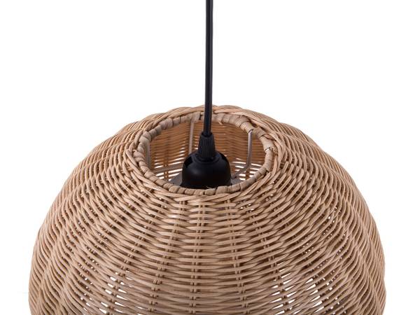 Pendelleuchten DRINO Beige - Blau - Rattan - 27 x 150 x 27 cm