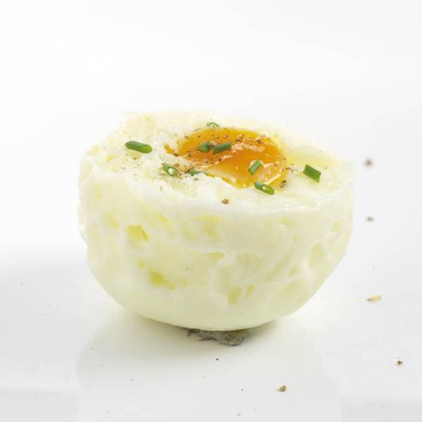 Cuiseur à œufs F65708 Vert - Silicone - 9 x 9 x 13 cm