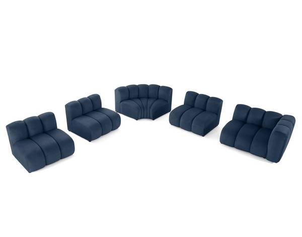 Ecksofa DEBBIE Blau