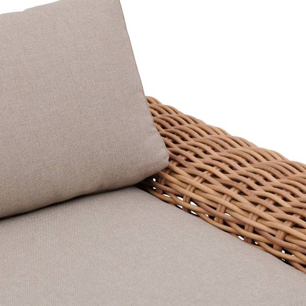 Gartenmöbel-Sessel SAVINIA Beige - Holzwerkstoff - 94 x 68 x 118 cm