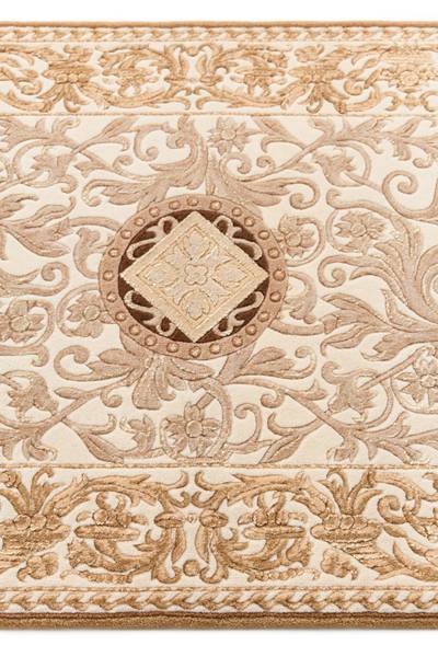 Tapis de passage Darya CCCXCVI Marron - Laine - 81 x 1 x 302 cm