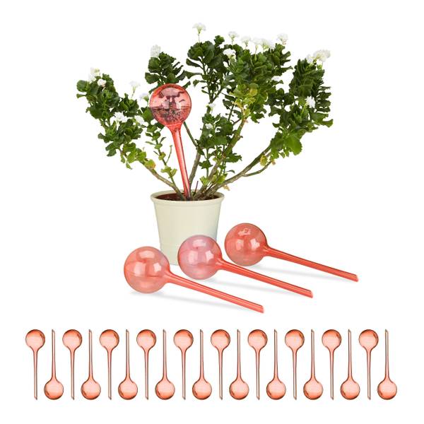 24x Waterdruppelaar rood rood