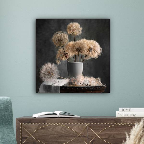 LEINWANDBILD Blumensamen 50 x 50 x 50 cm