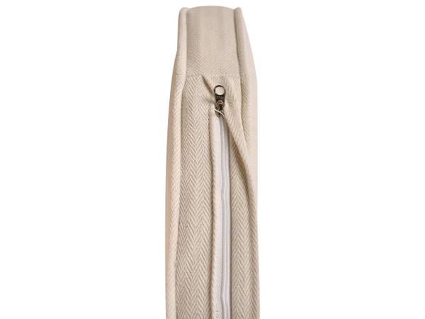 Canapé de jardin MAIORI Beige - Bleu - Rotin - 180 x 88 x 110 cm