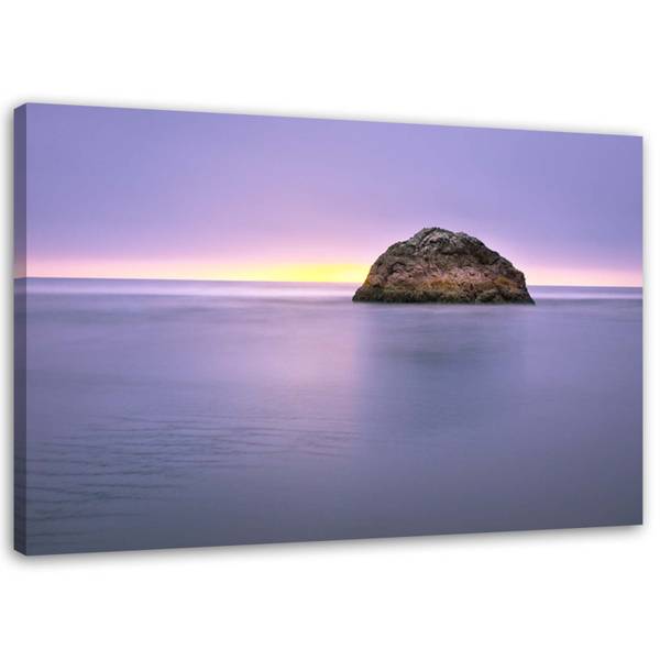 Leinwandbilder Meer Landschaft Lila 100 x 70 cm