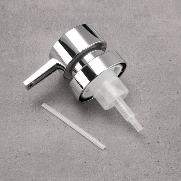 Schaumspenderpumpkopf 90317 Silber - Kunststoff - 6 x 20 x 10 cm