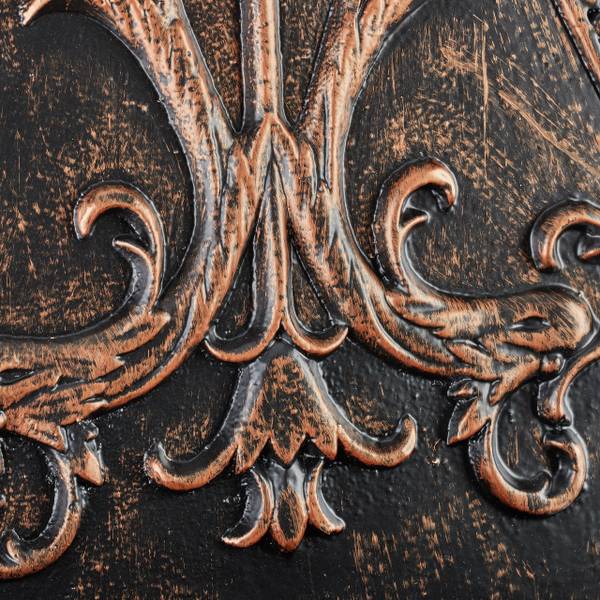 Muurfontein bruin - goud - aluminium - 37 x 66 x 20 cm