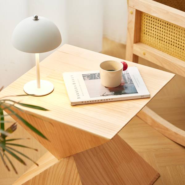 Beistelltisch EMDEN Braun - Massivholz - 45 x 45 x 45 cm