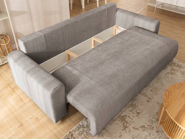 Schlafsofa Calma Taupe - Chenille