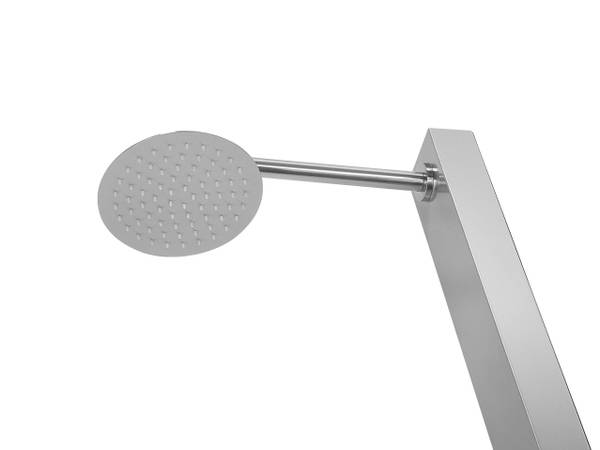 Buitendouche OLZAI zilver - kunststof - 26 x 210 x 46 cm