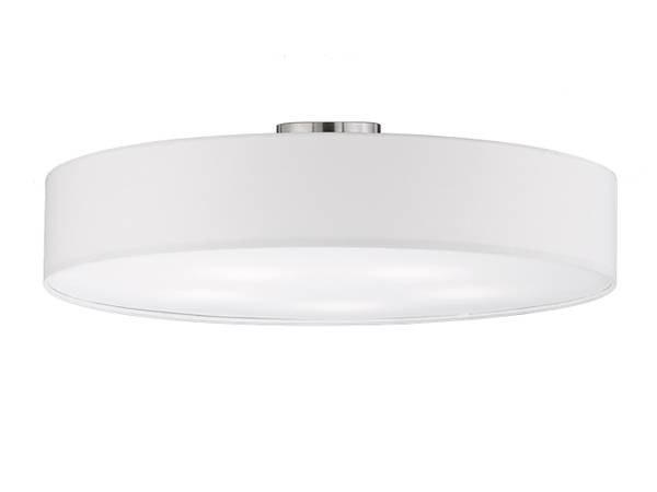 Große LED Deckenleuchte Ø 65cm Silber - Weiß