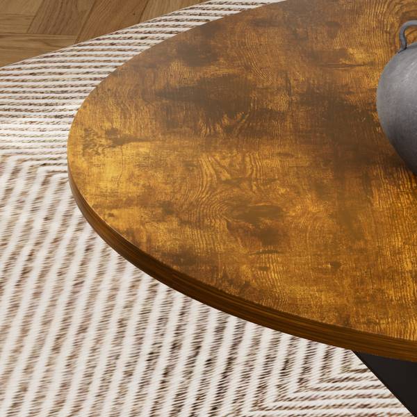 Esstisch Root Braun - Holzwerkstoff - 90 x 78 x 90 cm