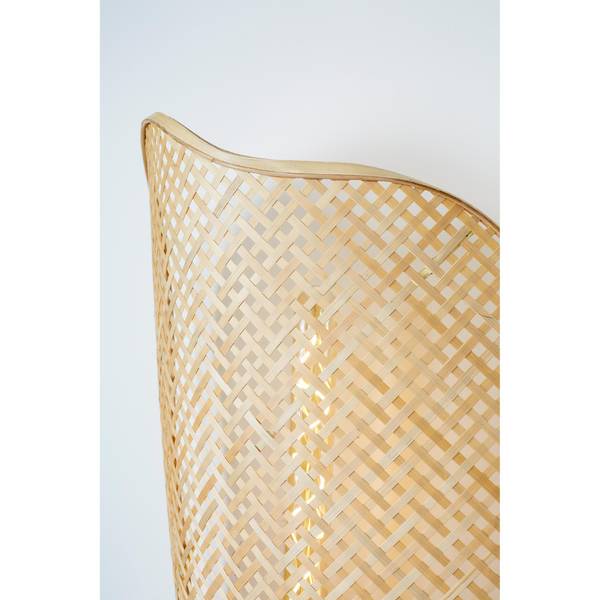 Wandlampe Kinabalu Braun - Bambus - Holzwerkstoff - 40 x 50 x 50 cm
