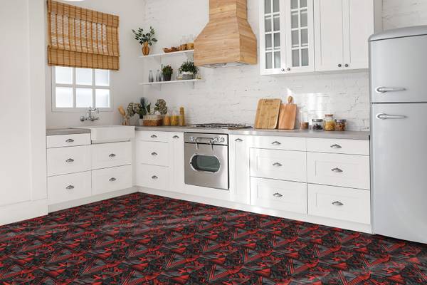 Selbstklebende Fliesen (9 St.) Moderne Polyester PVC - 30 x 30 x 0 cm