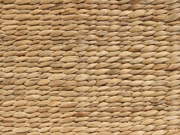 Wäschekörbe LANGSON Beige - Blau - Naturfaser - 30 x 50 x 50 cm