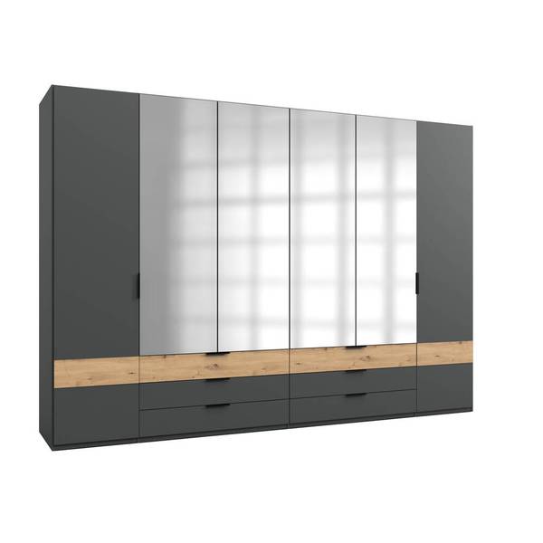 Schlafzimmer-Set GRANADA-43-59 5er-Set Grau - Holzwerkstoff - 692 x 210 x 210 cm