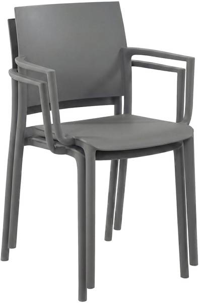 Gartensitzgruppe Pula (3-teilig) Lavagrau