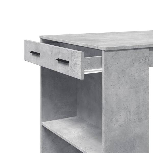 Bartisch XT4515 Grau - Holzwerkstoff - 70 x 104 x 102 cm