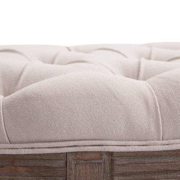 Polsterbank 831-228 Beige - Textil - 51 x 48 x 1405 cm