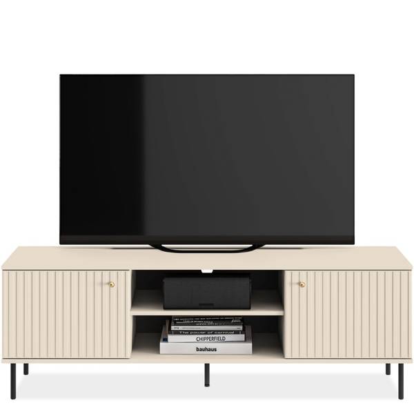 TV-Lowboard DROMA wit - ABS - 160 x 53 x 40 cm