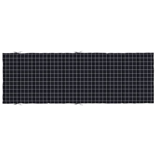 Sonnenliegen-Auflage 3005772-1 Schwarz - Weiß