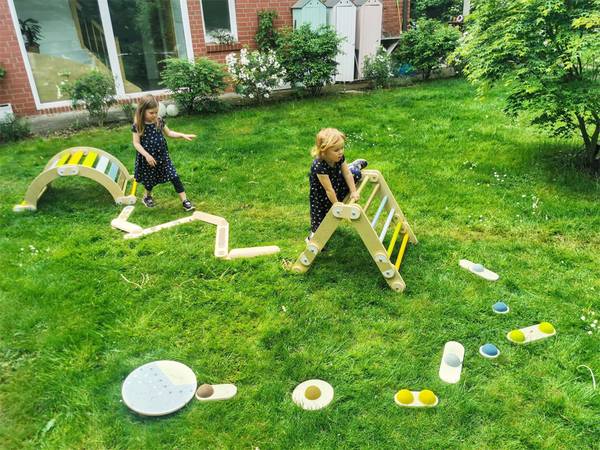 Kletterdreieck „Adventure“ Braun - Holzwerkstoff - 67 x 60 x 78 cm