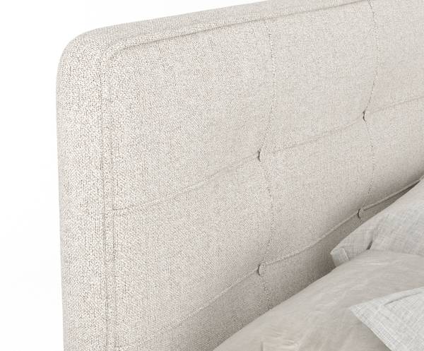 Boxspringbed Semplice beige - Ligoppervlak breedte: 160 cm