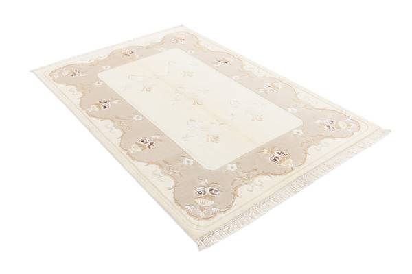 Teppich Darya DCCXLIII Beige - Wolle - 122 x 1 x 188 cm
