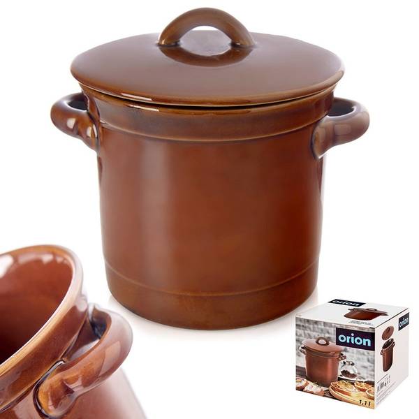 Gärtopf Braun - Keramik - 14 x 15 x 17 cm