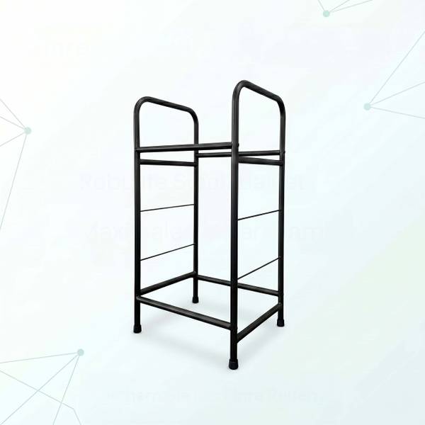Reifenregal aus Stahl Schwarz - Breite: 53 cm