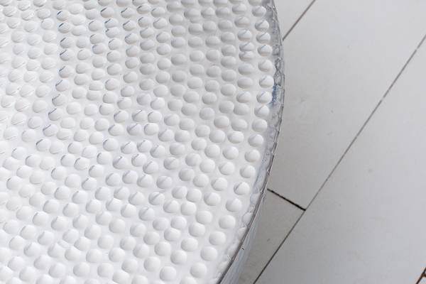 Couchtisch ORIENT II Silber - Metall - 60 x 30 x 60 cm