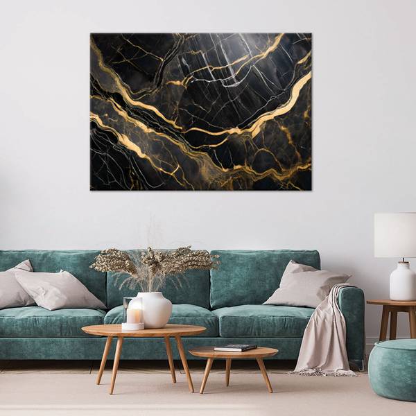 Canvas schilderij Marmer 60 x 40 cm
