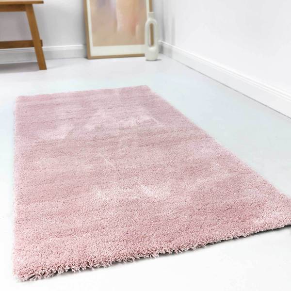 Hochflorteppich relaxx Hellrosa - 130 x 190 cm