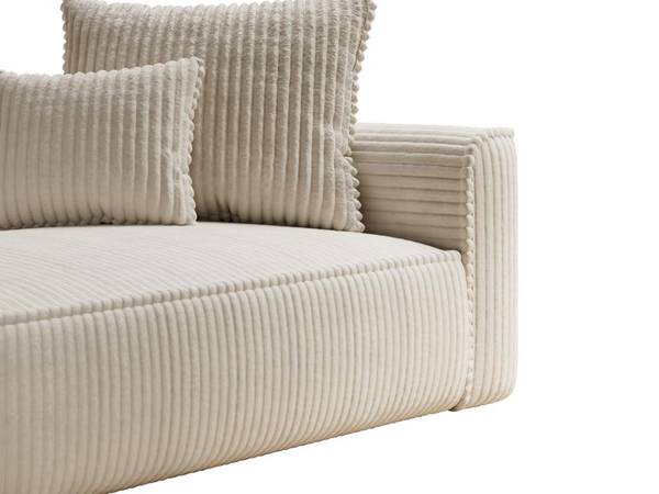 Recamiere ohne Schlaffunktion PINETA Beige
