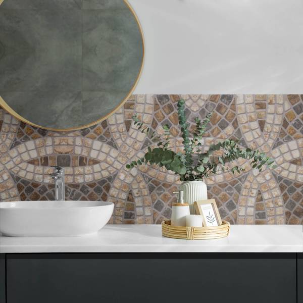 Klebepaneele Mosaik Geflecht 100 x 50 cm