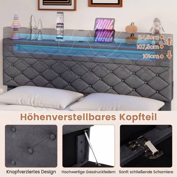Doppelbettgestell TG32710SD 146 x 208 cm