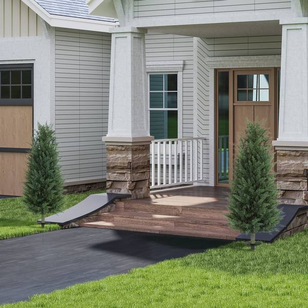 künstliche Zypresse 83C-005V00GN Grün - Kunststoff - 33 x 100 x 33 cm