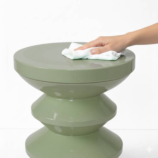 Beistelltisch Zick-Zack-Design Grün