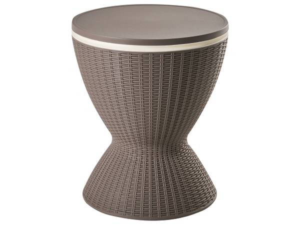 Stehtisch AISA Braun - Textil - 49 x 58 x 49 cm