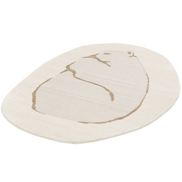 Kinderteppich ORSO Beige - Textil - 160 x 229 x 160 cm