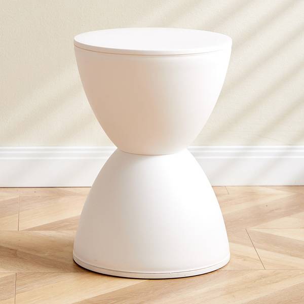 Hocker BD3043B Weiß - Kunststoff - 30 x 43 x 30 cm